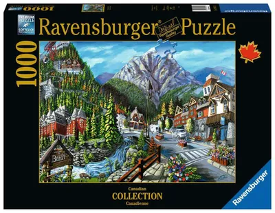 Ravensburger 1000 Pc Welcome To Banff - Puzzle