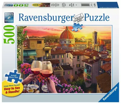 Ravensburger 500 Pc Cozy Wine Terrace  - Puzzle