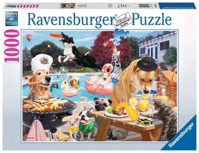Ravensburger 1000 Pc Dog Days Of Summer - Puzzle
