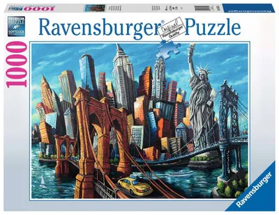 Ravensburger 1000 Pc Welcome To New York  - Puzzle