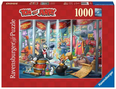Ravensburger 1000 Pc Tom & Jerry Hall Of Fame - Puzzle