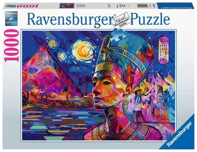 Ravensburger 1000 Pc Nefertiti On The Nile - Puzzle