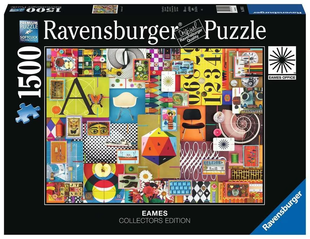 Ravensburger 1500 Pc Eames House Of Cards - Puzzle