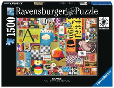 Ravensburger 1500 Pc Eames House Of Cards - Puzzle