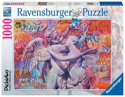 Ravensburger 1000 Pc Cupid And Psyche In Love - Puzzle