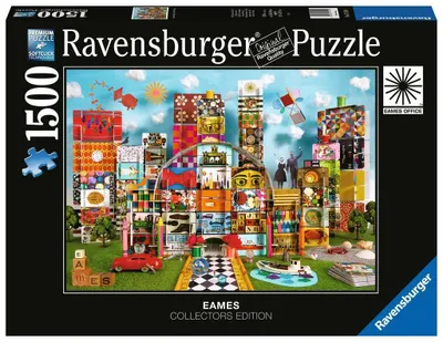 Ravensburger 1500 Pc Eames House Of C. Fantasy - Puzzle