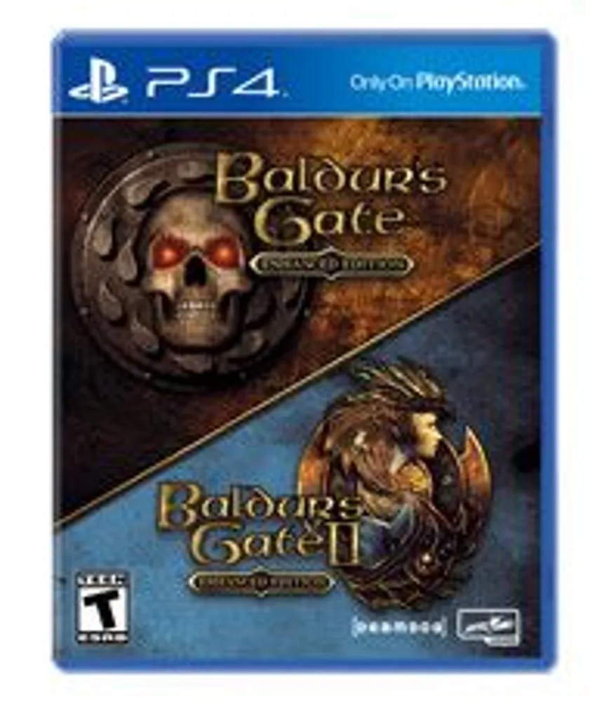 Baldurs Gate 1 & 2 Enhanced Edition Double Pack - PS4