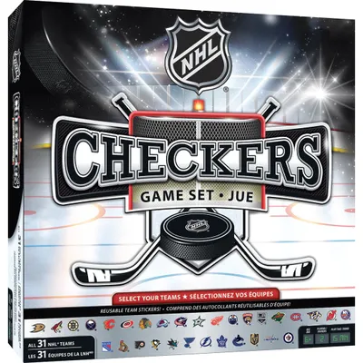 (DAMAGED) NHL League Checkers - Board Game