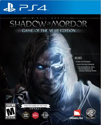 Middle Earth: Shadow Of Mordor Goty - PS4