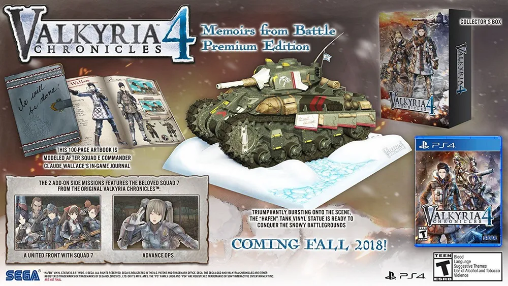 Valkyria Chronicles 4 Memoirs From Battle Premium Edition - PS4
