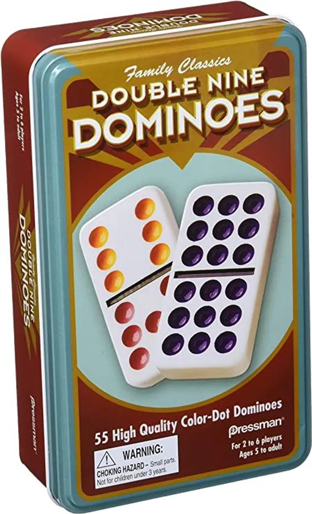 Dominoes Double Tin Case By Goliath