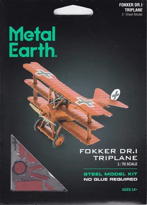 Metal Earth Model - Fokker Dr. I Triplane