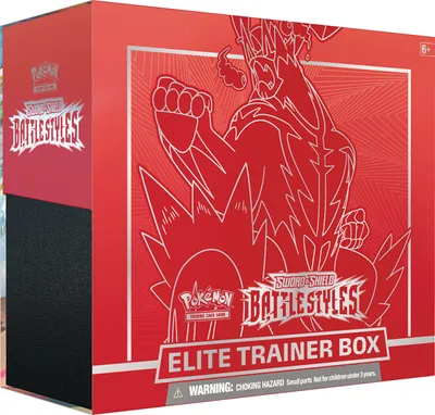 Pokemon Sword & Shield 5 Battle Styles Elite Trainer Box Red Single Strike Urshifu