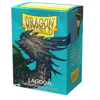 Dragon Shield Sleeves Standard Matte Dual 100CT Lagoon Blue