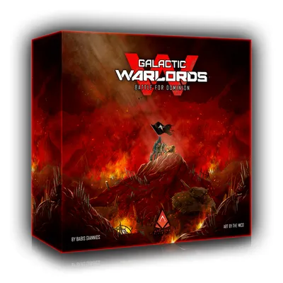 (DAMAGED) Galactic Warlords Battle For Dominion - Board Game