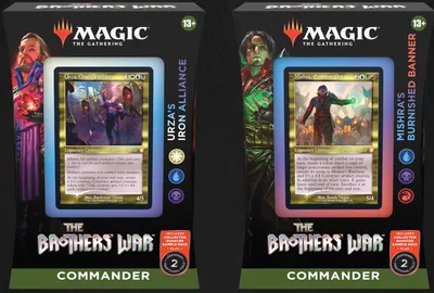 Magic the Gathering The Brothers War Commander (Set of 2)