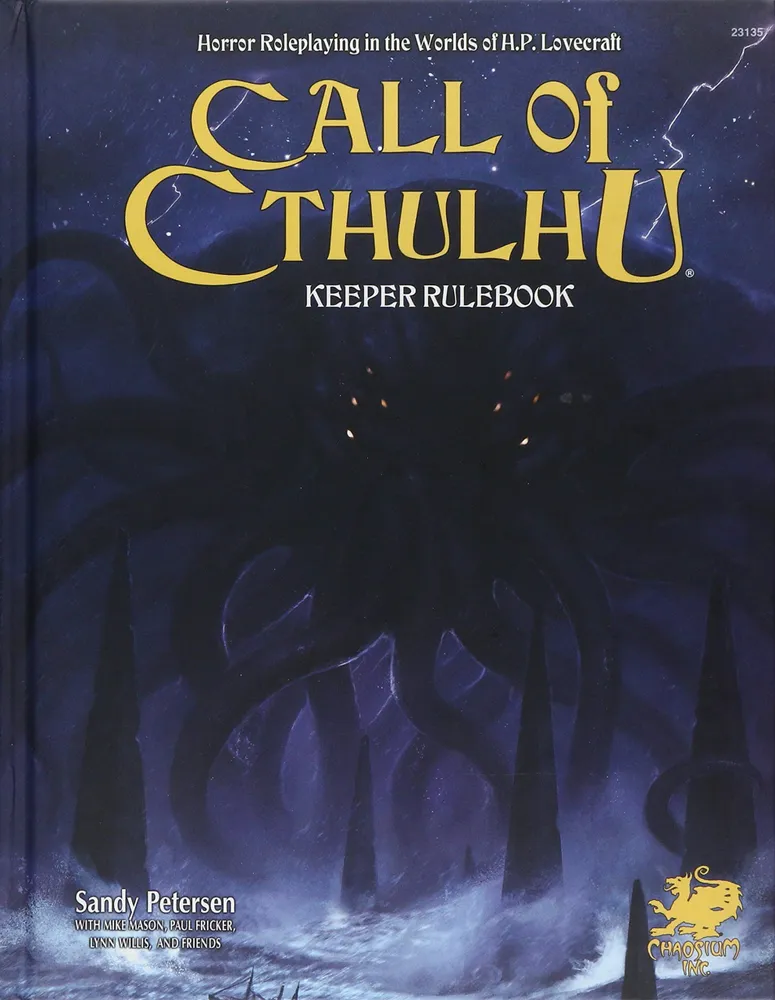Call Of Cthulhu 7E Keeper Rulebook Hardcover