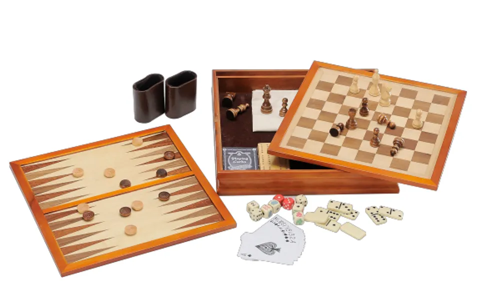 Wood Expression Combo Set 7  In 1 12"  - Board Game