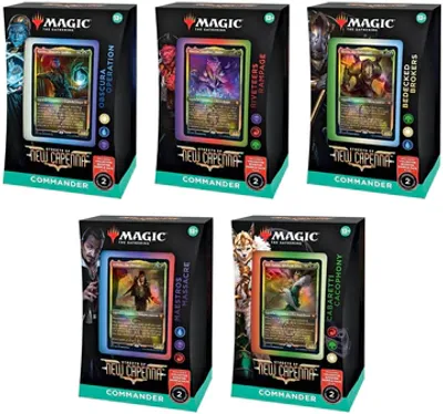 Magic the Gathering Streets of New Capenna Commander Set of 5