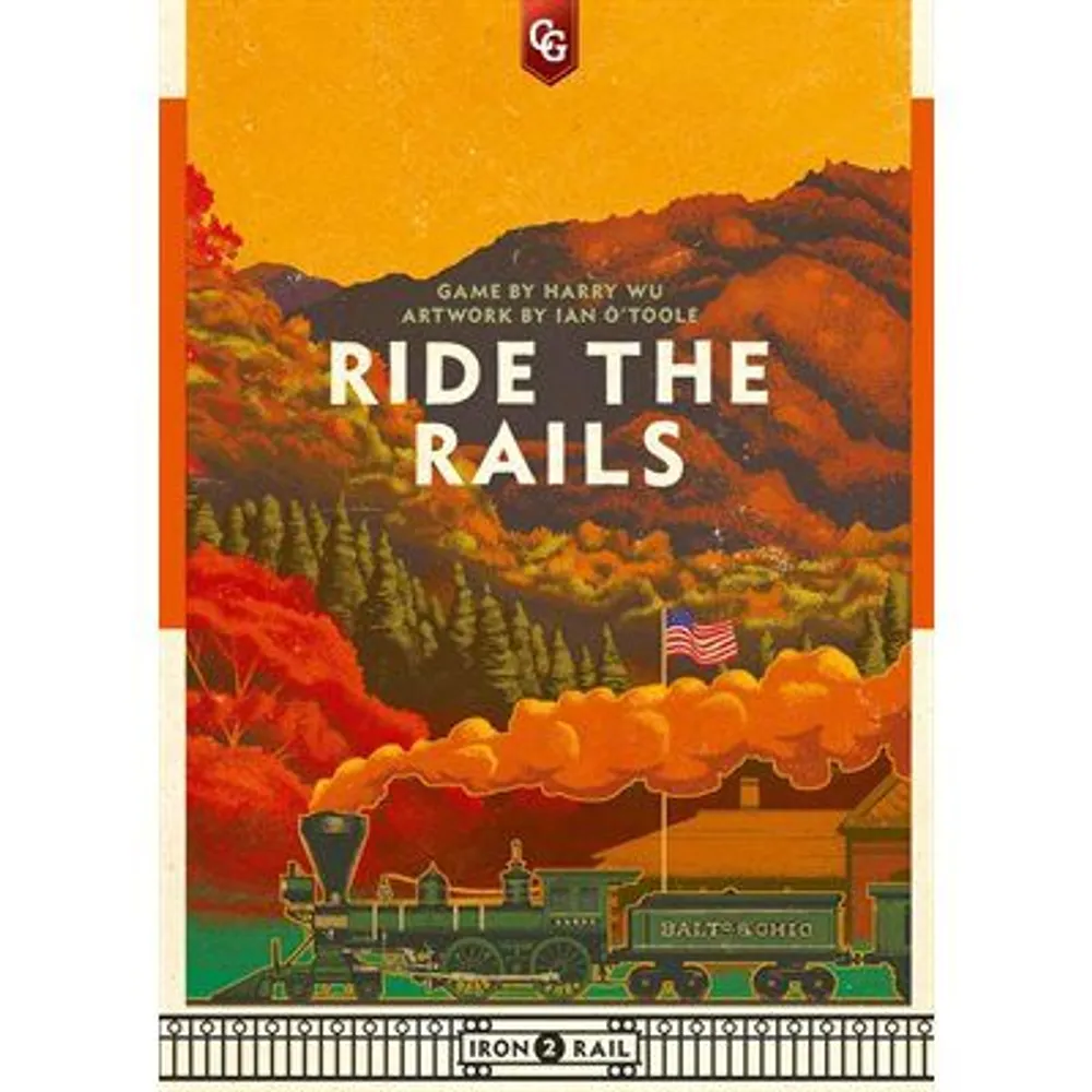 (DAMAGED) Ride The Rails - Board Game