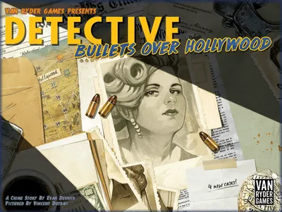 (DAMAGED) Detective City Of Angels Bullets Over Hollywood - Board Game