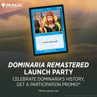 Magic the Gathering Dominaria Remastered Launch Party Sealed Event