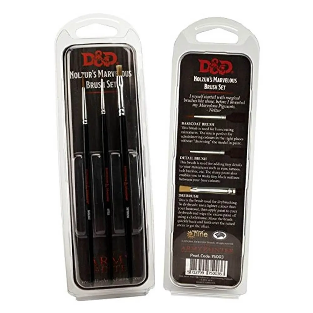 Army Painter: D&D Nolzur's Marvelous Paint Brush Set