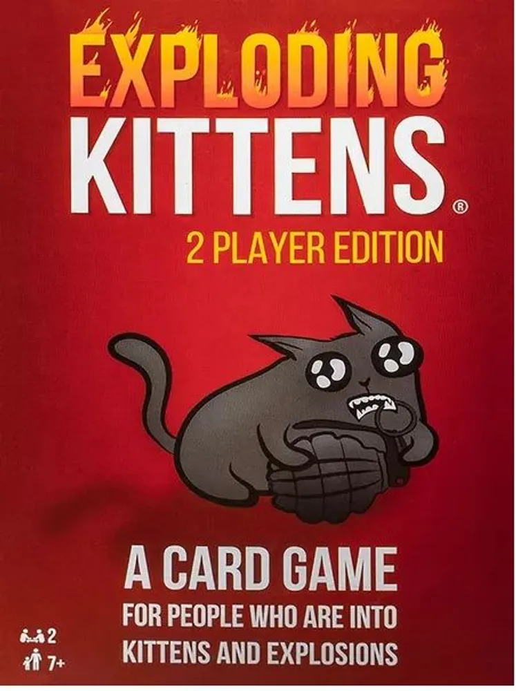 Exploding Kittens 2-Player Edition - Board Game
