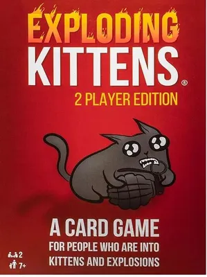 Exploding Kittens 2-Player Edition - Board Game