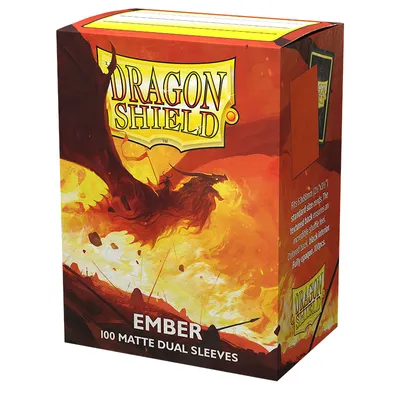 Dragon Shield Sleeves Dual Matte Ember