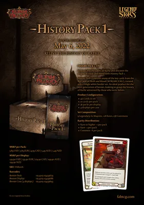 Flesh and Blood TCG: History Pack 1