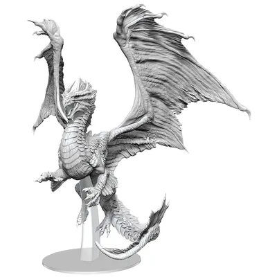 D&D Unpainted Minis Adult Bronze Dragon