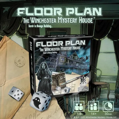 Floor Plan: Winchester Mystery House - Board Game