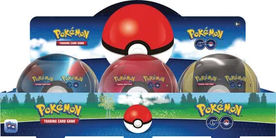 Pokemon Go Poke Ball Tin Display of 6