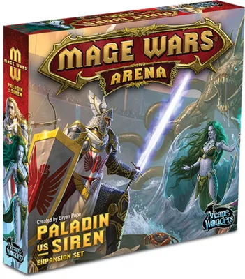 Mage Wars Arena Paladin Vs. Siren - Board Game