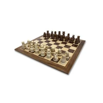 Chess 15" Medieval Brown