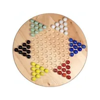 Chinese Checkers 11.5" Wooden