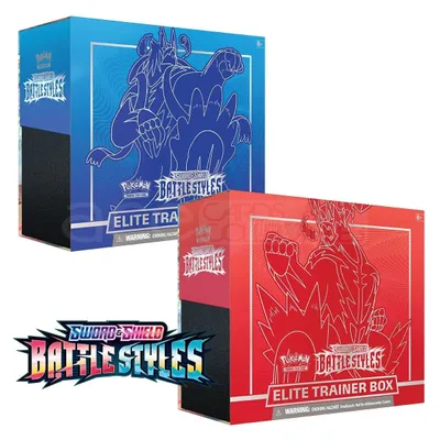 Pokemon Sword & Shield 5 Battle Styles Elite Trainer Box Set Of 2