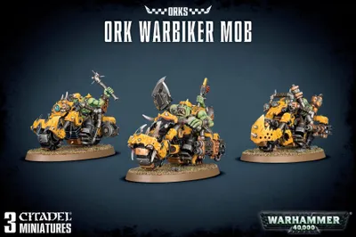 Warhammer Ork Warbiker Mob