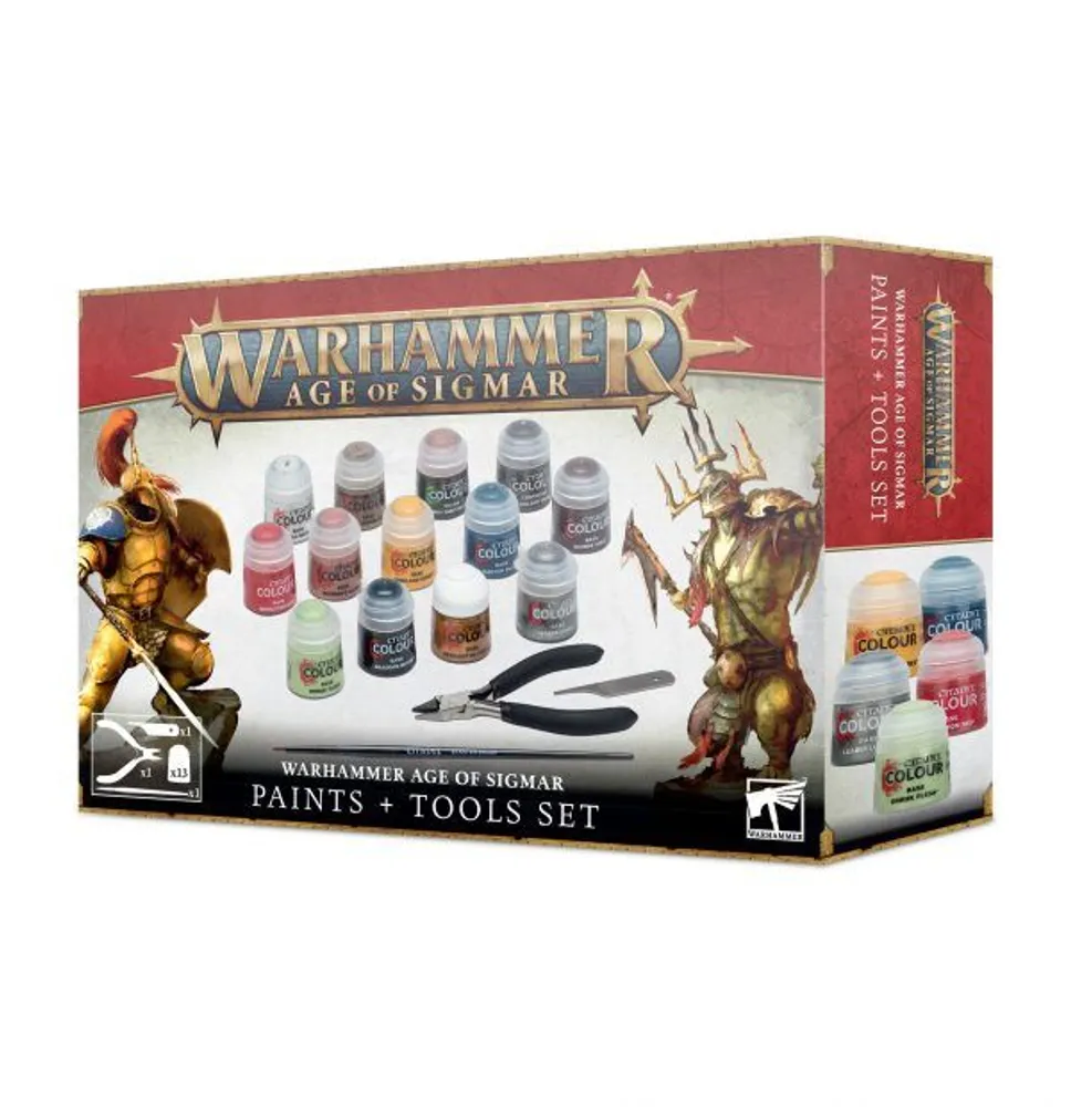 Warhammer Age of Sigmar: Paints + Tools (2021)