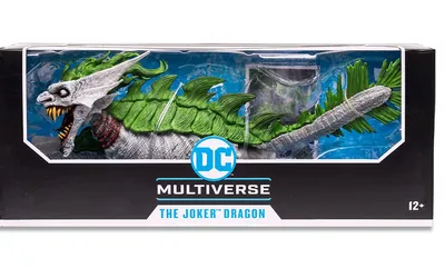 DC Multiverse Comic 7 Inch Vehicle Figure Dark Nights Metal - The Joker Dragon