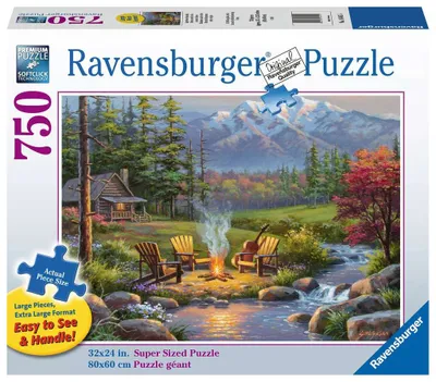 Ravensburger Riverside Livingroom (750 Pc Large Format) Puzzle