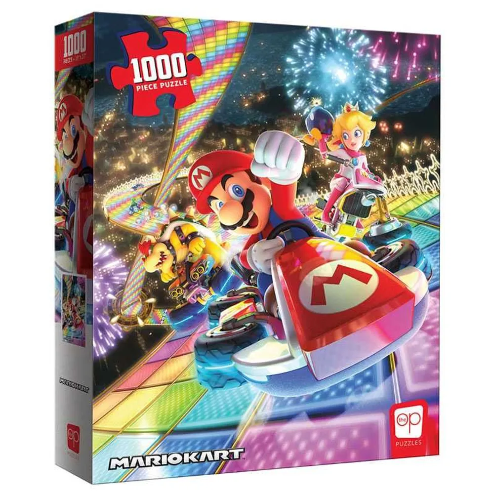 1000Pc Puzzle Mario Kart Rainbow Road