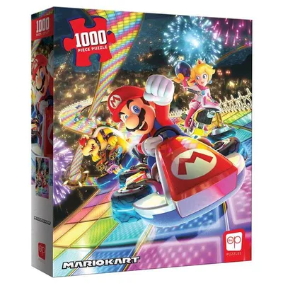 1000Pc Puzzle Mario Kart Rainbow Road