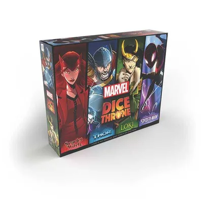 Marvel Dice Throne 4 - Hero Box Scarlet Witch, Thor, Loki, Spider-Man - Board Game