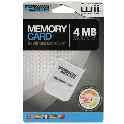 Memory Card  4 MB (59 Blocks) for Gamecube and Wii