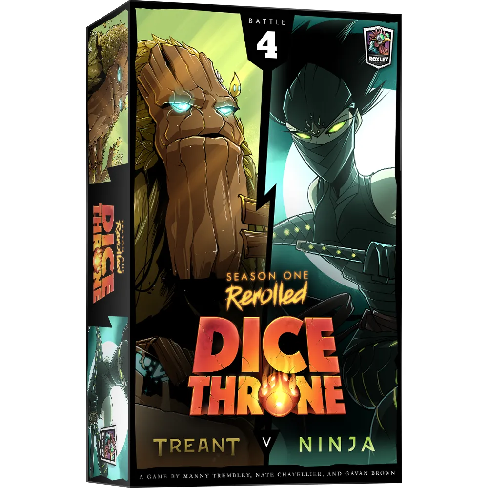Dice Throne Season 1 Re-Rolled Box 4 Treant Vs Ninja - Board Game