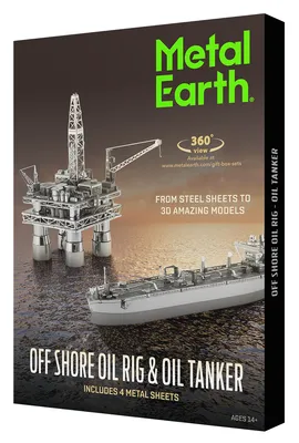 Metal Earth - Offshore Oil Rig & Tanker