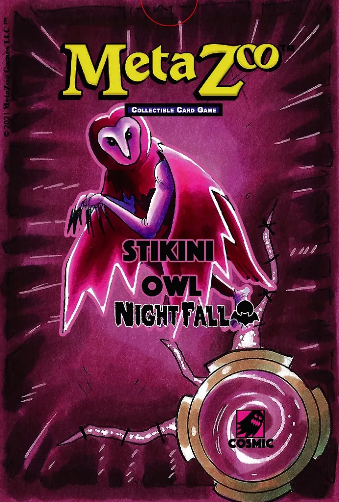 MetaZoo Nightfall 1st Edition Theme Display