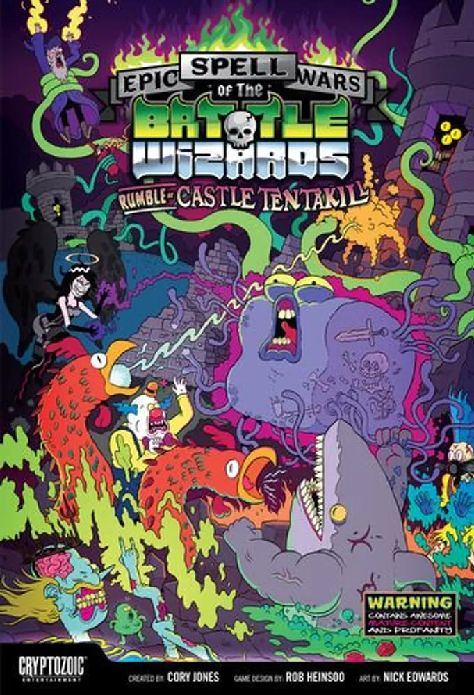 Epic Spell Wars of the Battle Wizards: Rumble at Castle Tentakill - Board Game